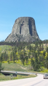 Devil's Tower The "negative" left after the surrounding volcano and land eroded away.
