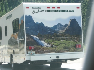 RVs Rule RVs are abundant in the West, and this brand comes with its own built-in scenery.